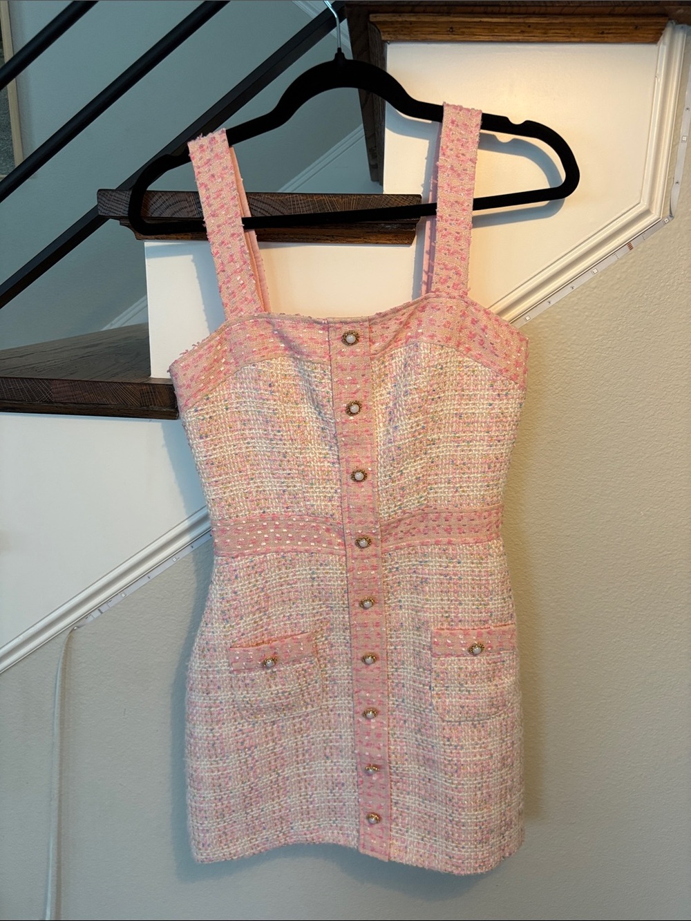 Amanda Uprichard | Archie Dress in Pennington Tweed - Picture 2 of 4